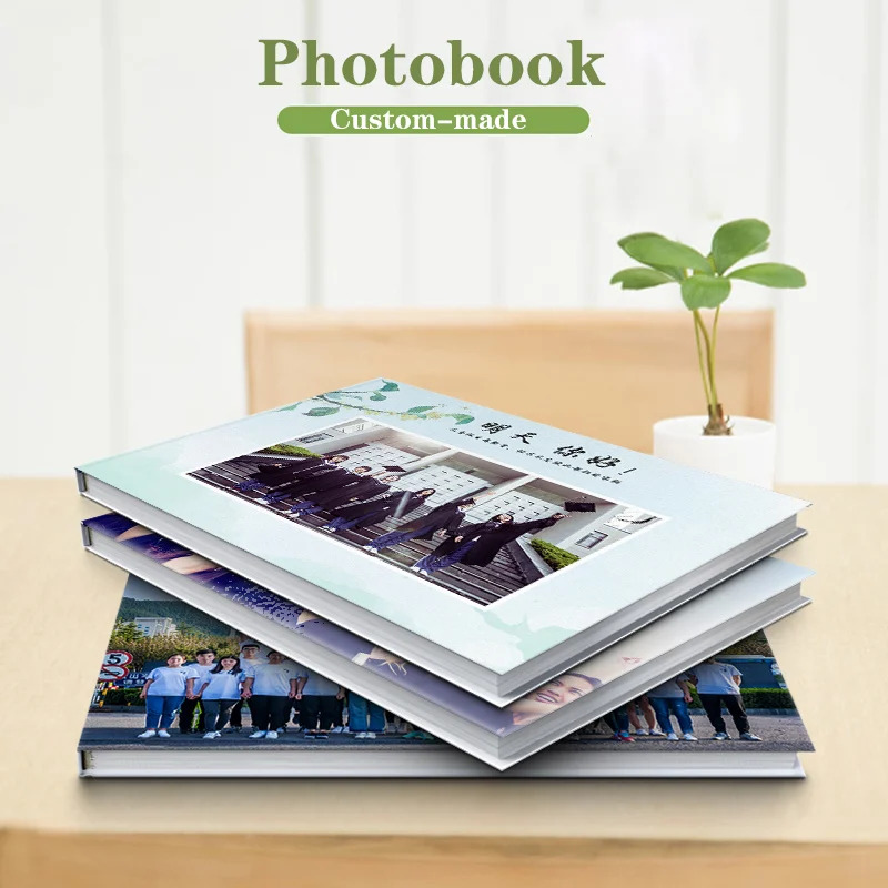 Custom Photo Book - Maßgeschneidertes Fotoalbum zum Selbermachen, Gedenkalben, gedrucktes