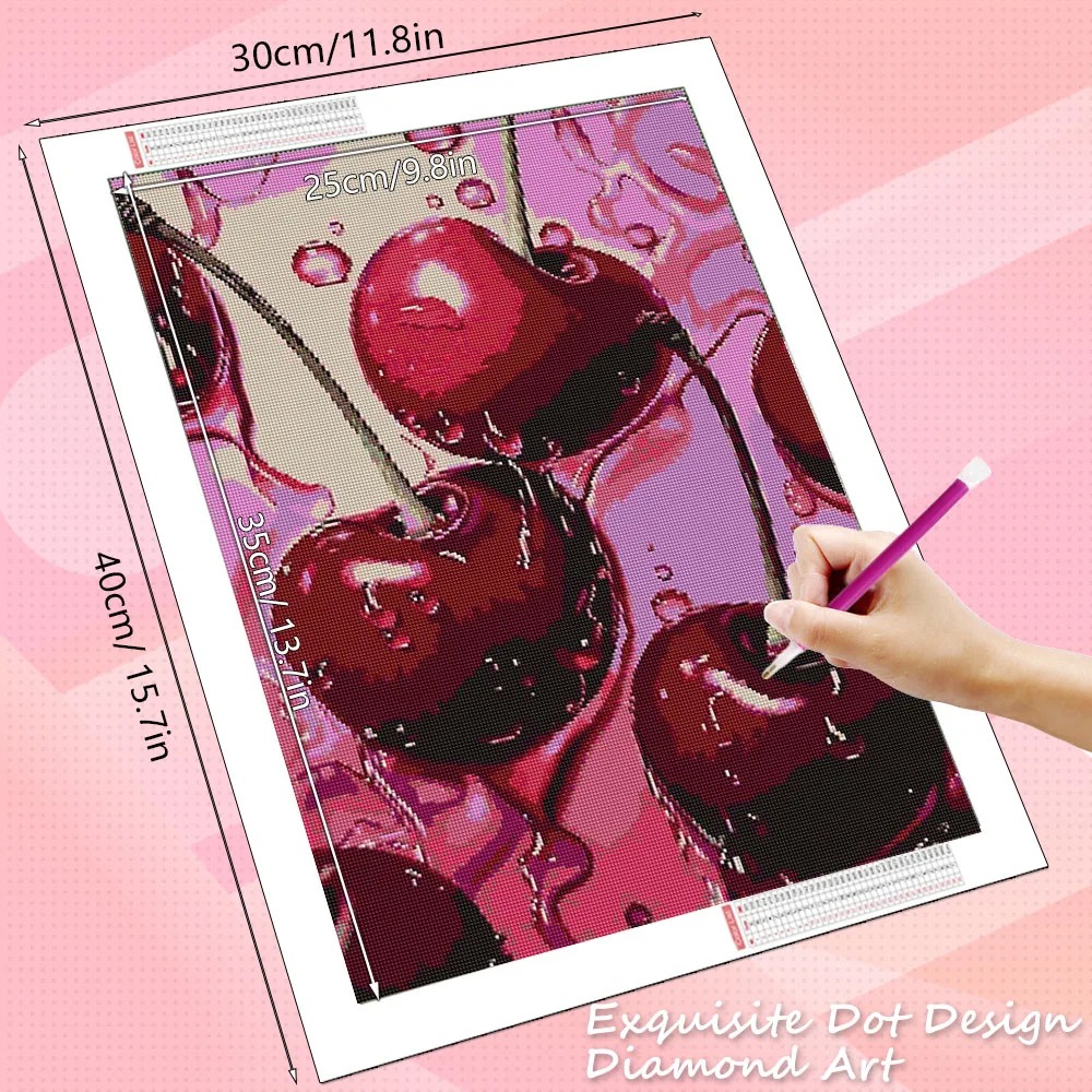 5D DIY Diamantmalerei Kirschfr – Photo Mosaic Print Bewertung und Preis