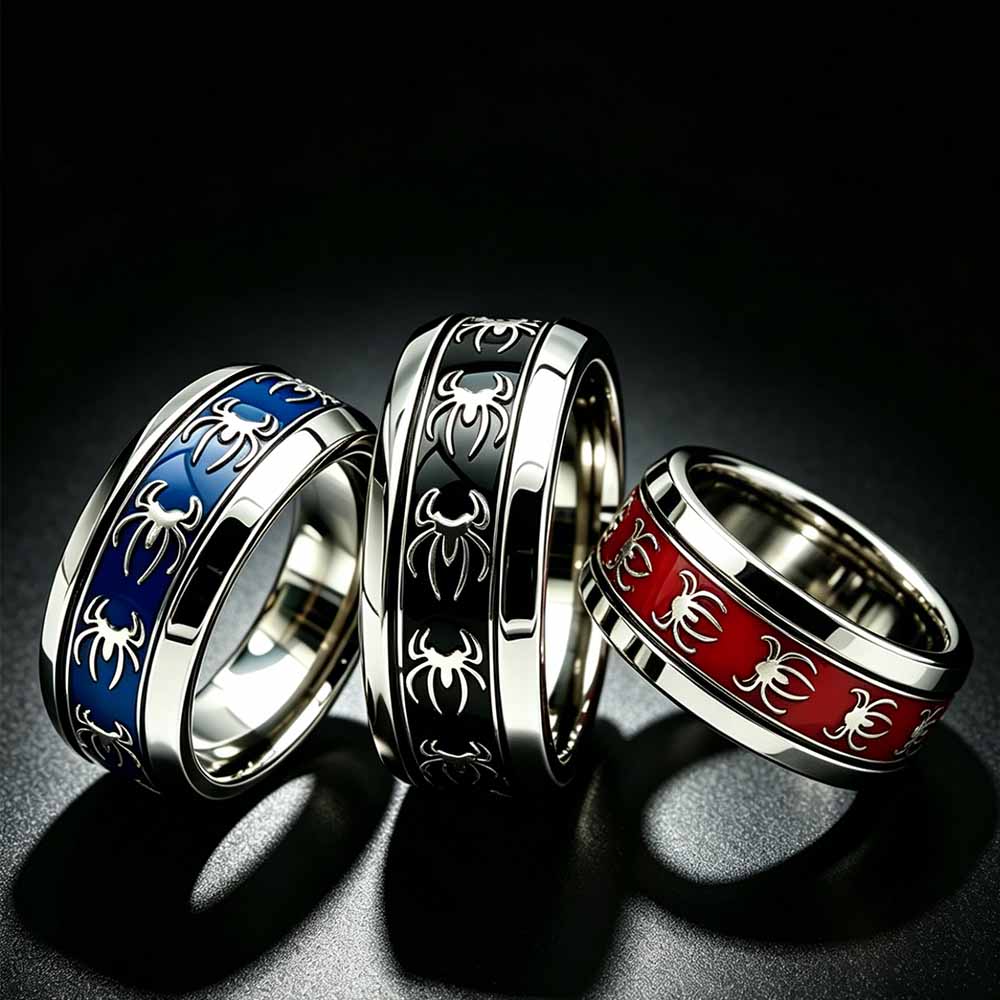 Neuer Vintage Punk Spinnenring – Initial Ring Custom Bewertung und Preis
