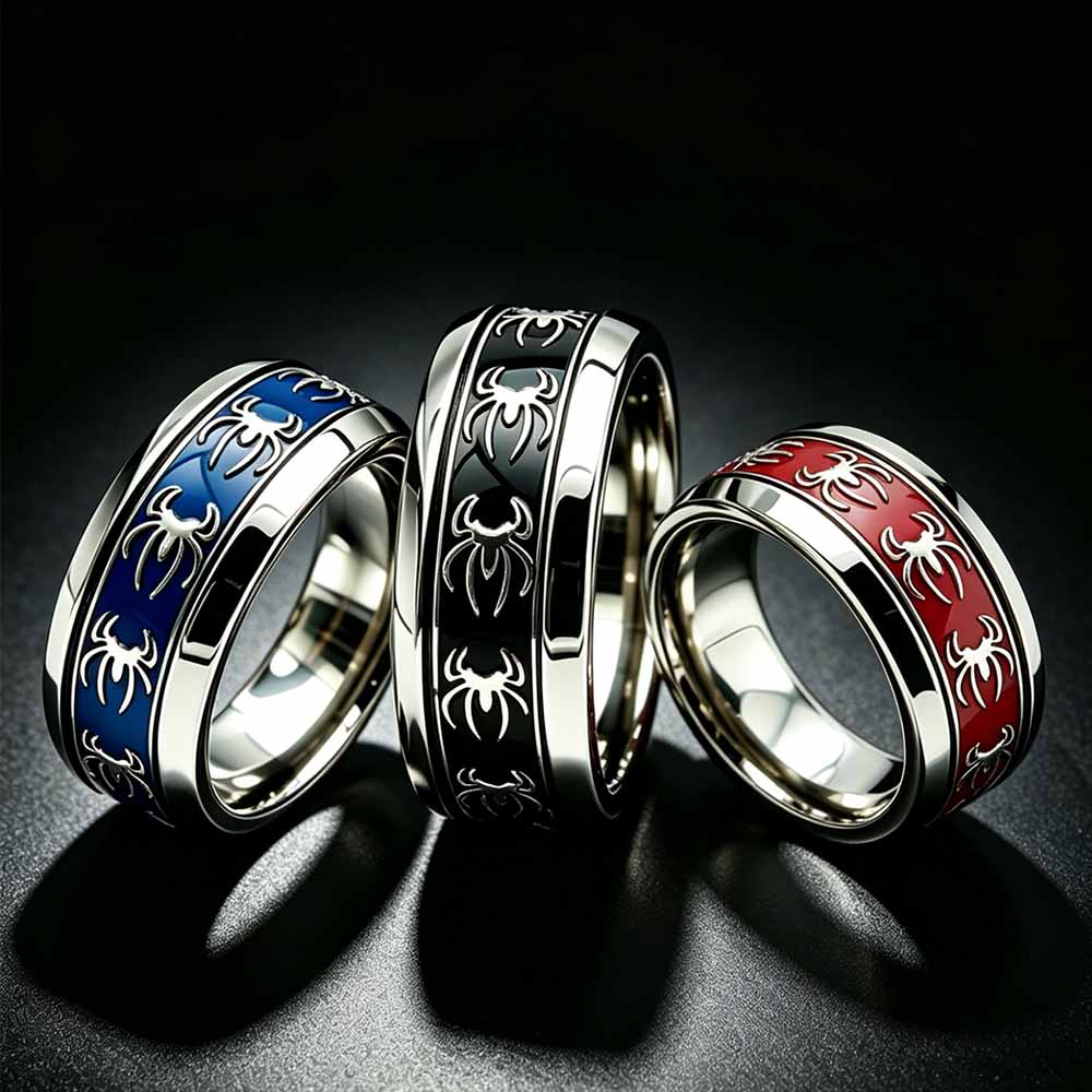 Neuer Vintage Punk Spinnenring – Initial Ring Custom Bewertung und Preis