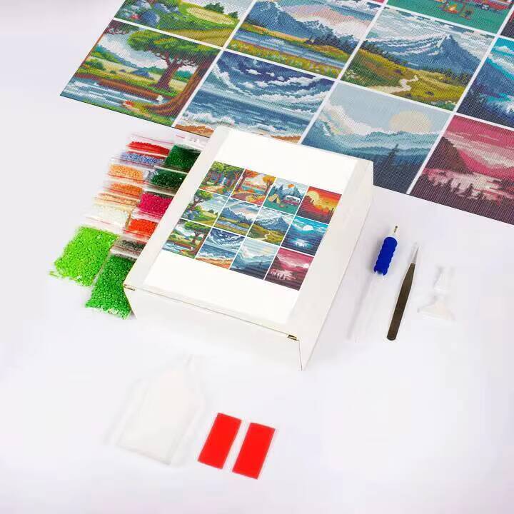 AZQSD 12 Stück Diamant-Gemälde – Photo Mosaic Print Bewertung und Preis