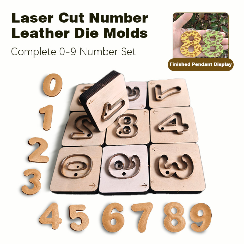 0-9 Ziffern Leder-Schlüsselanh – Monogram Keychain Leather Bewertung und Preis