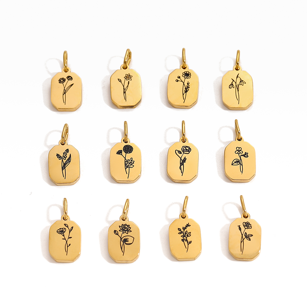 Chic Heißer Verkauf Geburt Mon – Birth Flower Necklace Bewertung und Preis