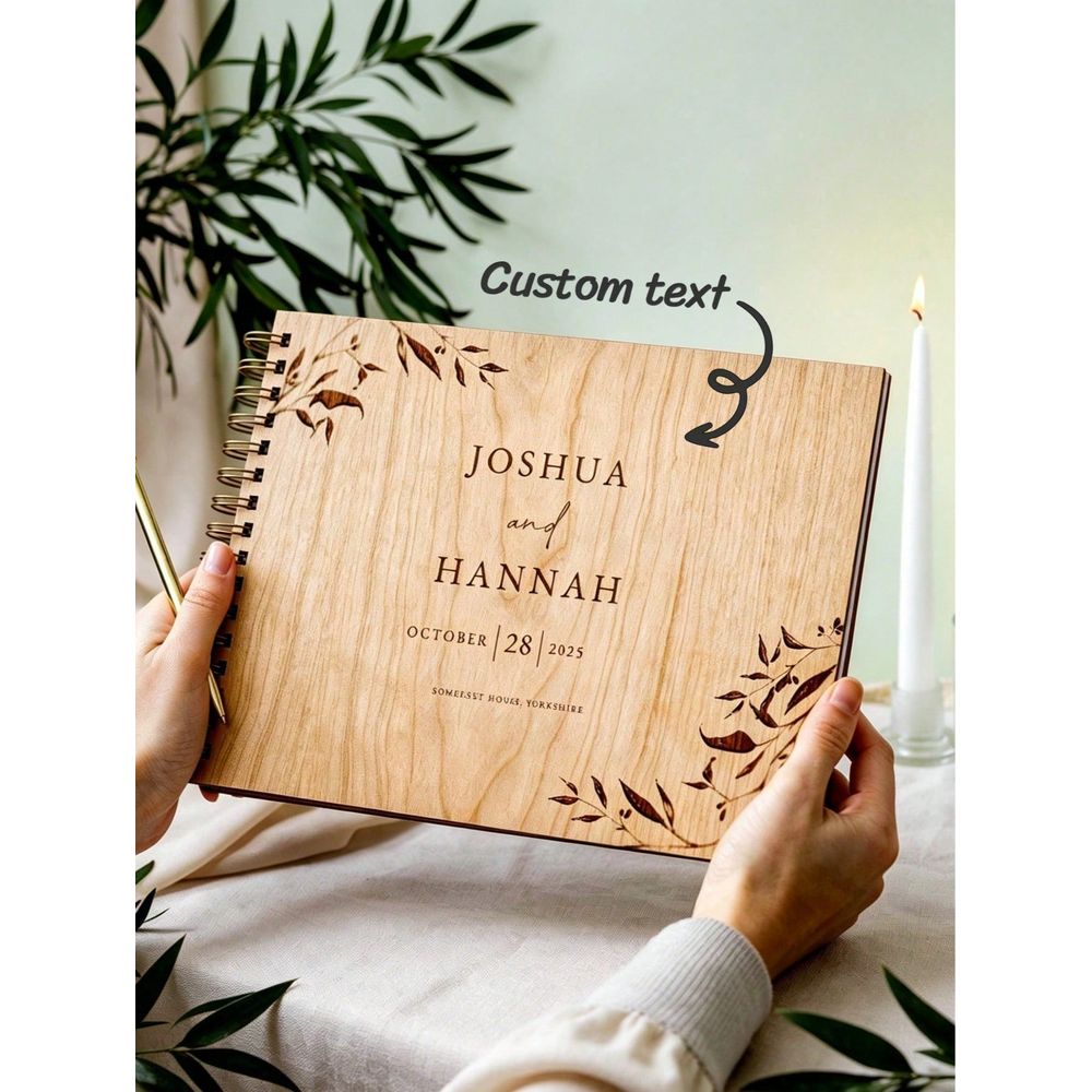Maßgefertigtes A4 A5 Holz-Gäst – Custom Photo Book Bewertung und Preis