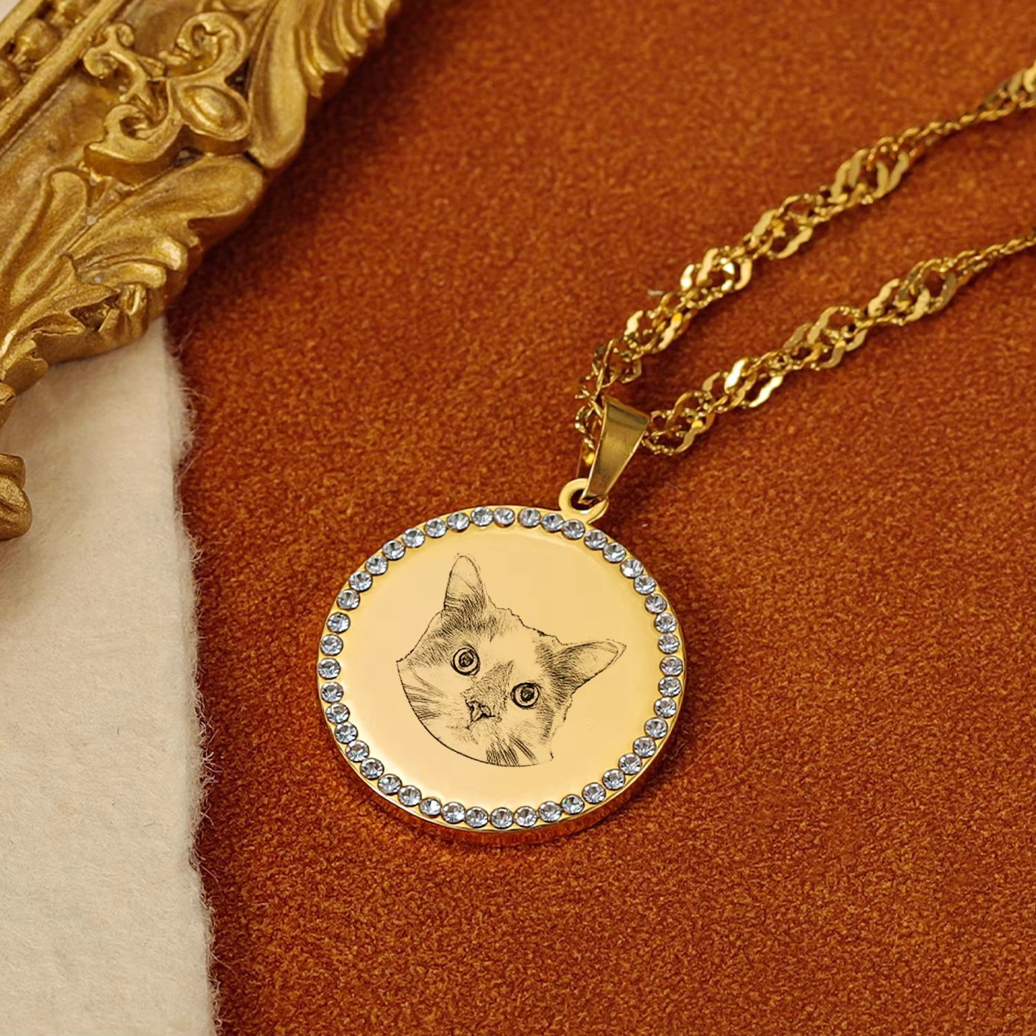Personalisierte gravierte Foto – Pet Portrait Custom Bewertung und Preis