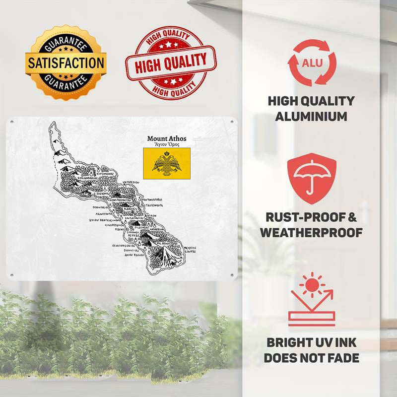 Handgezeichnete Karte des Atho – Custom Map Poster Bewertung und Preis