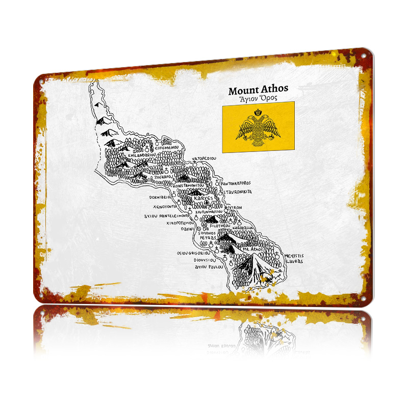 Handgezeichnete Karte des Atho – Custom Map Poster Bewertung und Preis