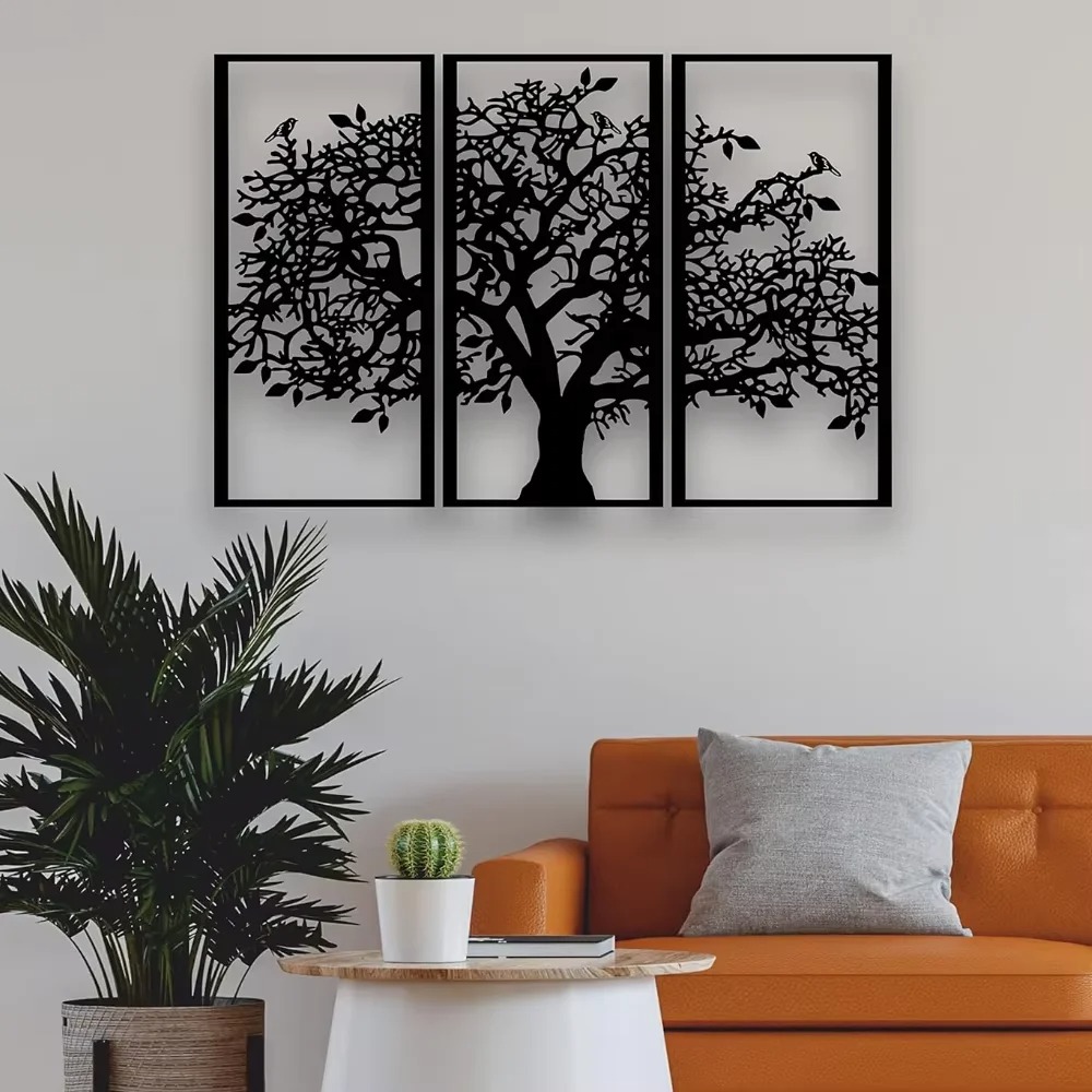 3-teilige Familienstammbaum-Wa – Family Tree Print Bewertung und Preis