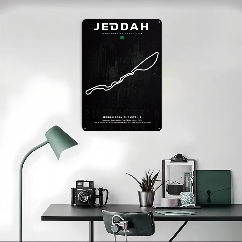 Jeddah Circuit Karten-Poster,  – Custom Map Poster Bewertung und Preis