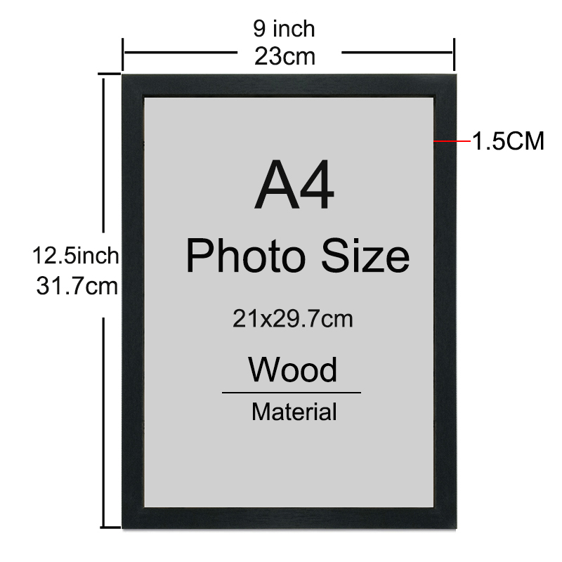 2er-Set 8x12 Zoll Schwarzer Ze – Engraved Wood Frame Bewertung und Preis