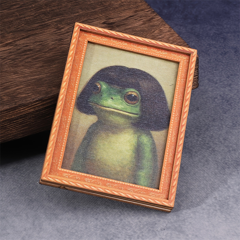 Mini Holz-Bilderrahmen Frosch  – Engraved Wood Frame Bewertung und Preis